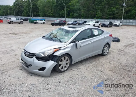 2012 Hyundai Elantra Limited (Ulsan Plant) из США, поврежденный, VIN KMHDH4AE5CU188258